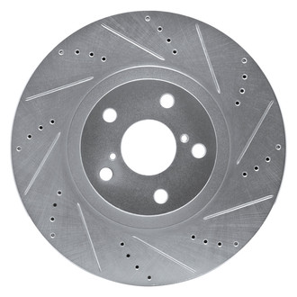 DFC® - Premium Drilled and Slotted Front Passenger Side Brake Rotor