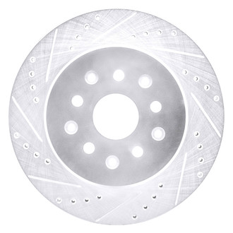 DFC® - Premium Drilled and Slotted Rear Driver Side Brake Rotor