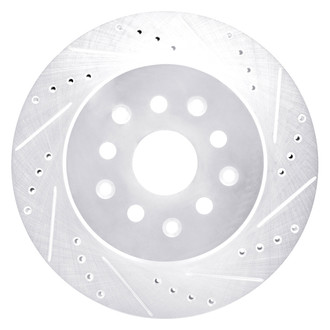 DFC® - Premium Drilled and Slotted Rear Passenger Side Brake Rotor