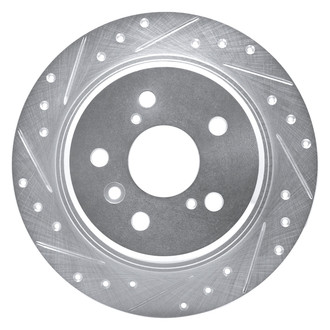 DFC® - Premium Drilled and Slotted Rear Driver Side Brake Rotor