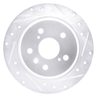 DFC® - Premium Drilled and Slotted Rear Passenger Side Brake Rotor