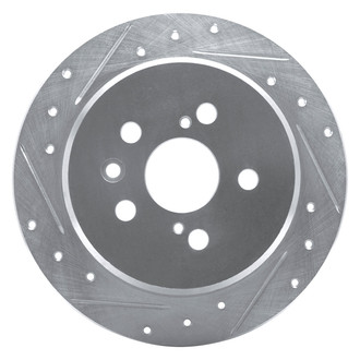 DFC® - Premium Drilled and Slotted Rear Driver Side Brake Rotor