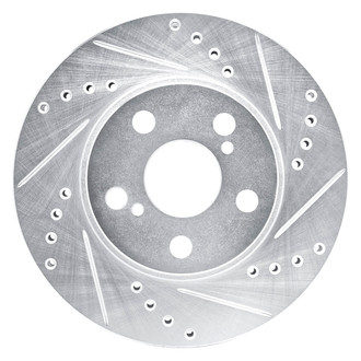 DFC® - Premium Drilled and Slotted Front Passenger Side Brake Rotor