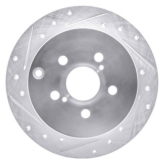 DFC® - Premium Drilled and Slotted Rear Driver Side Brake Rotor