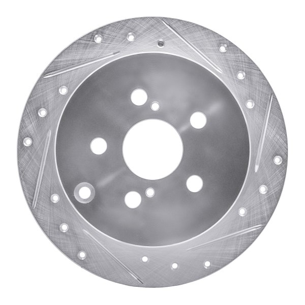 DFC® - Premium Drilled and Slotted Rear Brake Rotor