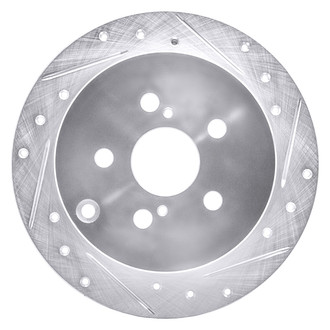 DFC® - Premium Drilled and Slotted Rear Passenger Side Brake Rotor