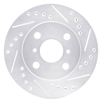 DFC® - Premium Drilled and Slotted Front Passenger Side Brake Rotor