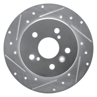 DFC® - Premium Drilled and Slotted Rear Driver Side Brake Rotor