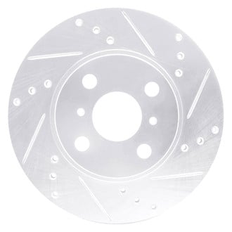 DFC® - Premium Drilled and Slotted Front Passenger Side Brake Rotor