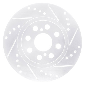 DFC® - Premium Drilled and Slotted Rear Passenger Side Brake Rotor