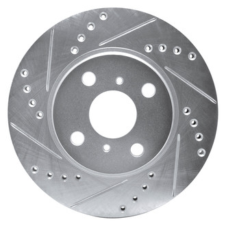 DFC® - Premium Drilled and Slotted Front Driver Side Brake Rotor
