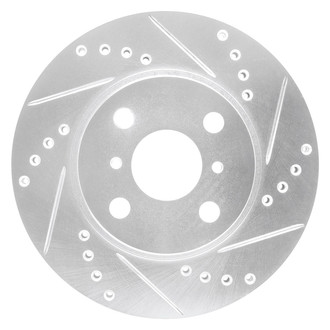 DFC® - Premium Drilled and Slotted Front Passenger Side Brake Rotor
