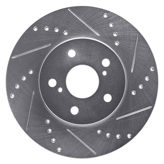 DFC® - Premium Drilled and Slotted Front Passenger Side Brake Rotor