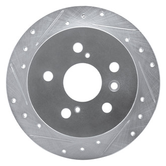 DFC® - Premium Drilled and Slotted Rear Driver Side Brake Rotor