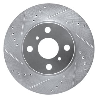 DFC® - Premium Drilled and Slotted Front Driver Side Brake Rotor