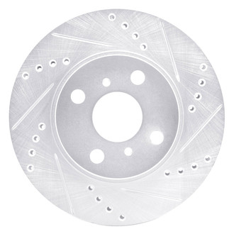 DFC® - Premium Drilled and Slotted Front Passenger Side Brake Rotor