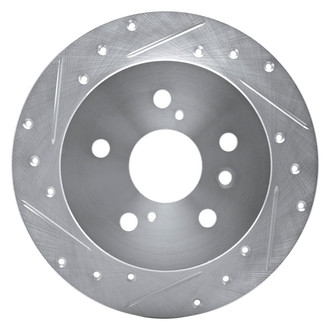 DFC® - Premium Drilled and Slotted Rear Driver Side Brake Rotor