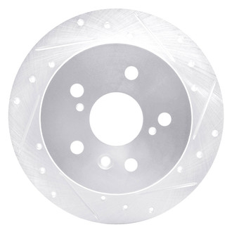 DFC® - Premium Drilled and Slotted Rear Passenger Side Brake Rotor