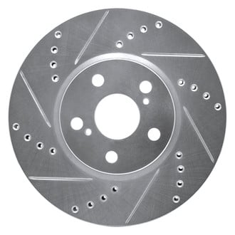 DFC® - Premium Drilled and Slotted Front Brake Rotor