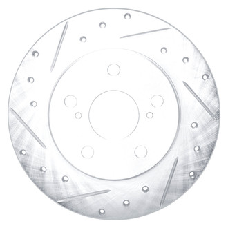 DFC® - Premium Drilled and Slotted Rear Driver Side Brake Rotor