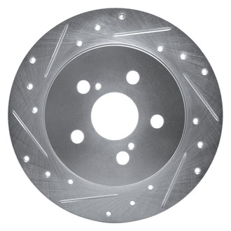 DFC® - Premium Drilled and Slotted Rear Driver Side Brake Rotor