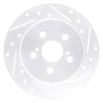 DFC® - Premium Drilled and Slotted Rear Passenger Side Brake Rotor