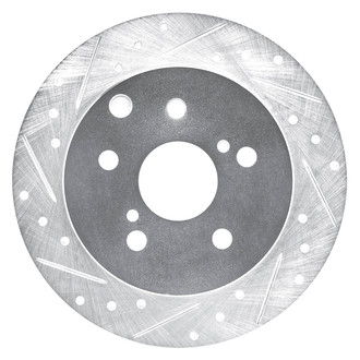 DFC® - Premium Drilled and Slotted Rear Driver Side Brake Rotor