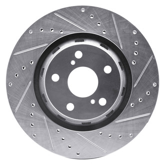 DFC® - Premium Drilled and Slotted Front Passenger Side Brake Rotor