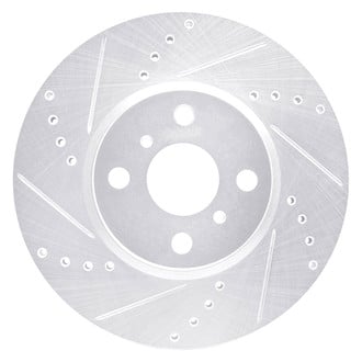 DFC® - Premium Drilled and Slotted Front Driver Side Brake Rotor