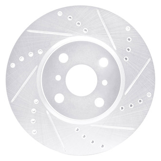 DFC® - Premium Drilled and Slotted Front Passenger Side Brake Rotor