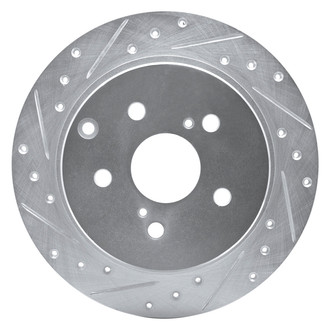 DFC® - Premium Drilled and Slotted Rear Driver Side Brake Rotor