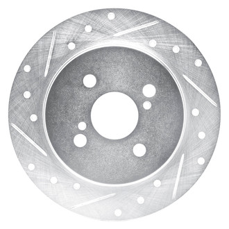 DFC® - Premium Drilled and Slotted Rear Driver Side Brake Rotor