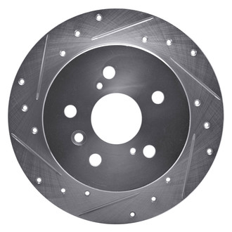 DFC® - Premium Drilled and Slotted Rear Driver Side Brake Rotor
