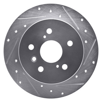 DFC® - Premium Drilled and Slotted Rear Passenger Side Brake Rotor