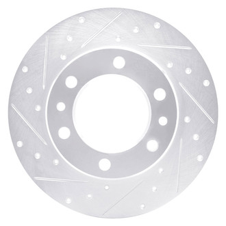 DFC® - Premium Drilled and Slotted Front Driver Side Brake Rotor