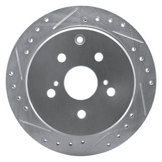 DFC® - Premium Drilled and Slotted Rear Driver Side Brake Rotor