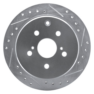 DFC® - Premium Drilled and Slotted Rear Passenger Side Brake Rotor