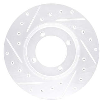 DFC® - Premium Drilled and Slotted Front Driver Side Brake Rotor