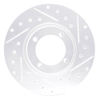 DFC® - Premium Drilled and Slotted Front Passenger Side Brake Rotor