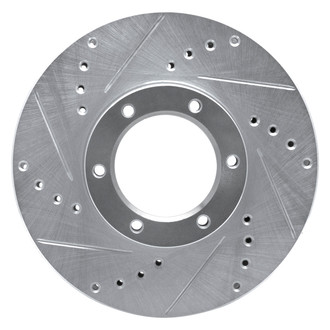 DFC® - Premium Drilled and Slotted Front Driver Side Brake Rotor