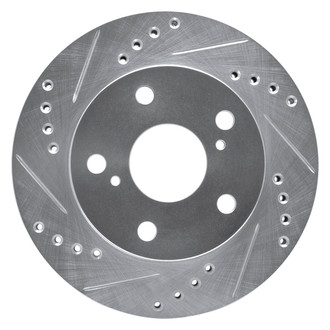 DFC® - Premium Drilled and Slotted Front Driver Side Brake Rotor