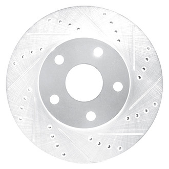 DFC® - Premium Drilled and Slotted Front Passenger Side Brake Rotor