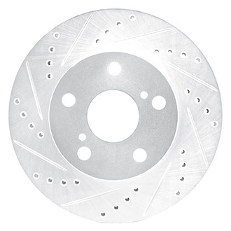 DFC® - Premium Drilled and Slotted Front Driver Side Brake Rotor