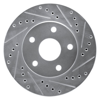 DFC® - Premium Drilled and Slotted Front Passenger Side Brake Rotor