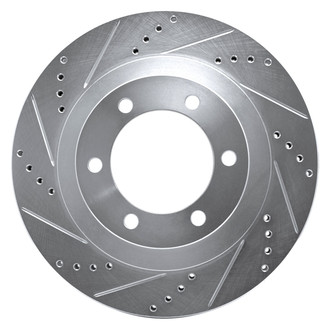 DFC® - Premium Drilled and Slotted Front Driver Side Brake Rotor