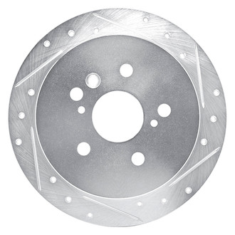 DFC® - Premium Drilled and Slotted Rear Passenger Side Brake Rotor