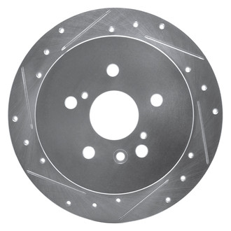 DFC® - Premium Drilled and Slotted Rear Driver Side Brake Rotor