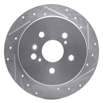 DFC® - Premium Drilled and Slotted Rear Passenger Side Brake Rotor