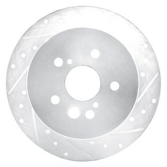 DFC® - Premium Drilled and Slotted Rear Passenger Side Brake Rotor