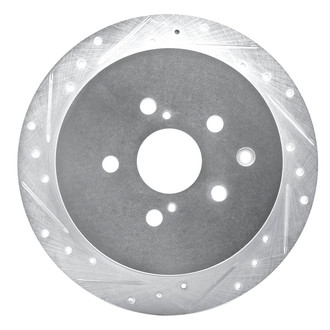 DFC® - Premium Drilled and Slotted Rear Driver Side Brake Rotor
